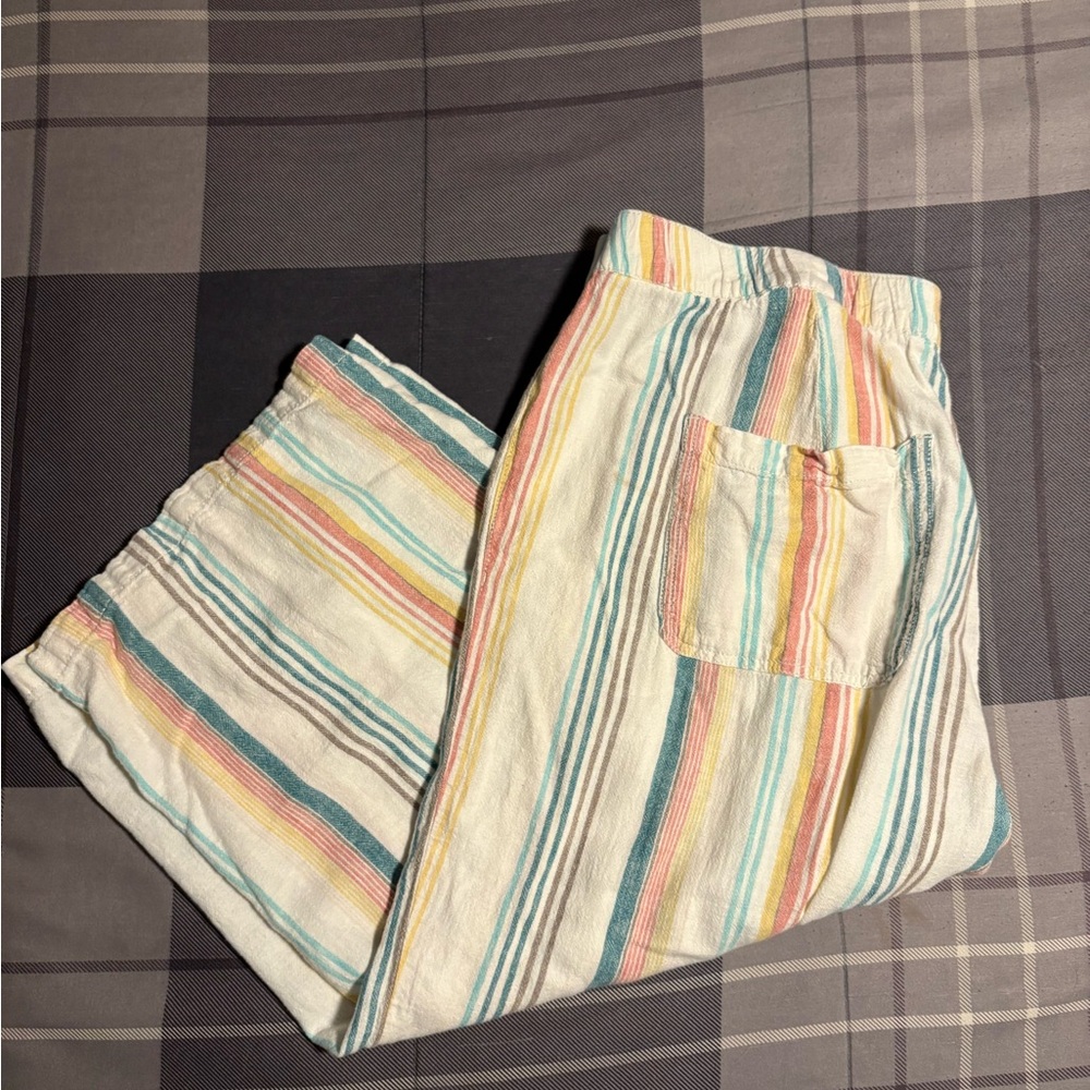 Striped Multicolor Womens Pants